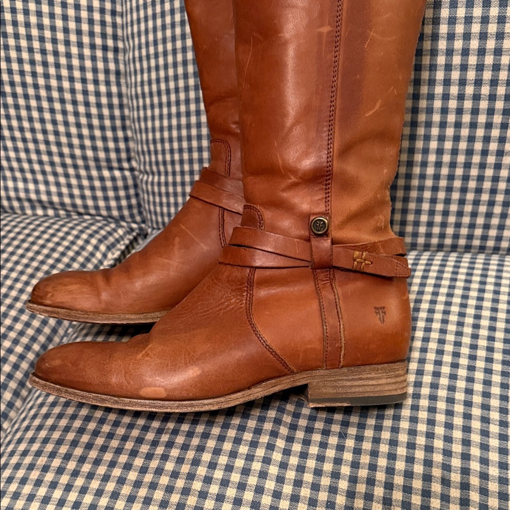 Frye Melissa Belted Boots - Picture 6 of 14